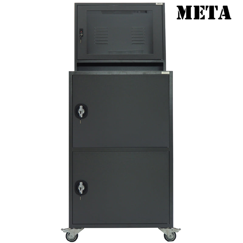 ตู้คอมเหล็ก META MC-2503-GR สีเทา_1